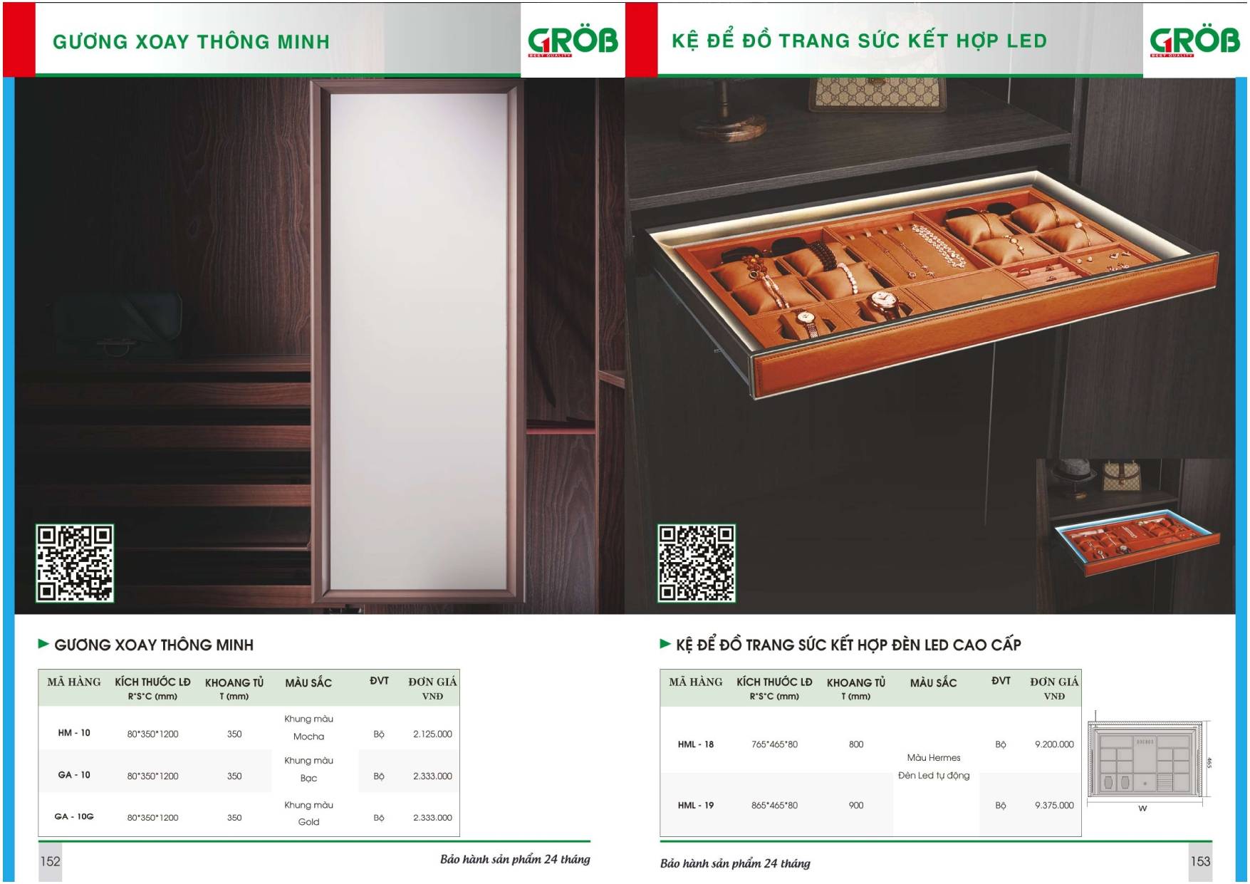 Thiết bị nhà bếp GROB Catalogue và Bảng giá mới nhất /Page 76